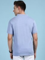 Lux Cozi Men's Half Sleeve Soild Casual Regular Fit T-Shirt with Chest Pocket | Polo Tshirt for Men - Image 4