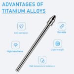 No Wore Out Titanium Alloy Replacement Fine Tips fit for Kindle Scribe Basic and Premium Pens Digital Pen, Smooth Ballpoint Note Taking Backup Nibs,2 Pcs - Image 6