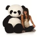 HUG 'n' FEEL SOFT TOYS 5 Feet White& Black Panda Giant Teddy Bear Soft,Plush,Cuddly Stuffed Animal for Kids, Birthdays, Anniversaries, Valentine's Day,Special Occasions Large Huggable - Image 2