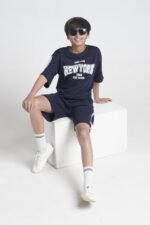 T2F Boys Cotton Printed DropShoulder Fit T-Shirt and Shorts Clothing Set (Pack of 3) - Image 9