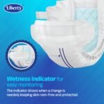 Liberty Popular Adult Diapers, Tape Style, Large (L) Size, 30 Count, Waist Size (101-152cm | 40-60 inches), Unisex, High Absorbency, Leak Proof, Wetness Indicator, Pack of 3, 10 Count/Pack - Image 3