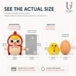 Chicken Toys for Kids, Swinging Chain String Magnetic Hen with Chick Learning to Crawl Spring Toy, Crawling Wind-up Duck, Walking Chicken Cute Windup Toy for Boys Girls Toddler - Image 4