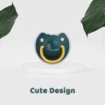 R for Rabbit Baby Tusky Pacifier Ultra Light Soft Silicone Nipple, Orthodontic Design, BPA-Free for Kids of 6 Months +|Large|Green - Image 2