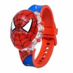 Super Hero Watch for Kids 3D Led Glowing Light with Music Tune and Protective Superhero Face Cover Birthday Gift Children Watch for Boys Student Digital Kids for School 3-12 Years Old Age - Image 5