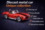 1 PCS Multicolor 1:64 Scale Shelby Cobra 427 Die-Cast Model Car Toy | Metal Body with ABS Parts | Realistic Classic Sports Car Replica | Smooth Free-Wheel Collectible Vehicle for Kids - Image 6