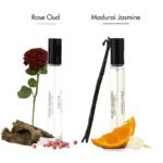 Secret Alchemist The Alchemy Duo Eau de Parfum (EDP) 2 x 10ml | Clean, Long Lasting Discovery Set | Madurai Jasmine & Rose Oud | Floral & Woody Fragrances for Men & Women | Luxury Gift Set | Travel Size Up to 300 Spritz - Image 4