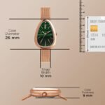 Carlington Iconic Analog Watch for Ladies | Stainless Steel Wrist Watch for Girls| Quartz Movement | Water Resistant | Casual & Formal Wear - CT 2047 - Image 4