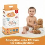 Coo Coo By Mafatlal Extra Dry Baby Pull-Up Premium Diaper Pant, Size l (Large), 44 Count |9-12 kg | Up to 12 Hrs Protection | Soft Elastic Waist | Wetness Indicator | Cottony Soft | Leak Protection - Image 8