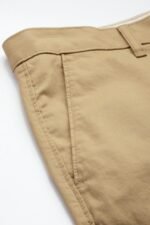 Louis Philippe Men's Slim Fit Premium Cotton Soft Handfeel Solid Chinos - Image 6