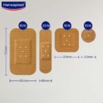 Hansaplast Antiseptic Plasters | Various Shapes & Sizes Bandage | Pack of 50 Units | First Aid kit | Breathable fabric | Home Essential Kit | Antiseptic Wound Pad - Image 5