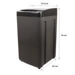 Midea 7.5 Kg 5 Star Fully Automatic Top Load Washing Machine, Spiral Stream Tub, Dual Waterfall, 6 Petal Pulsator, Magic Filter (MWMTL075FP0PNMB, Auto Restart, Mid Black) - Image 2