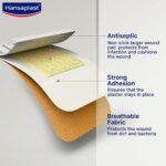 Hansaplast Antiseptic Plasters | Various Shapes & Sizes Bandage | Pack of 50 Units | First Aid kit | Breathable fabric | Home Essential Kit | Antiseptic Wound Pad - Image 4