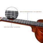 Kadence UKTWC Concert 23" Acoustic Ukulele | Sapele Wood | Comes with Bag, Strap & Learning Course | Brown - Image 8