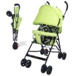 Little Pumpkin Kiddie Kingdom Stroller and Pram for Baby | Kids | Infants | Newborn |Boy & Girl of 0 to 3 Years((Green Black) - Image 2