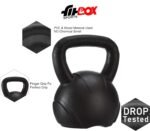 FitBox Sports Intruder 5 Kg Kettlebell Strength and Cardio Training Weights (Black) - Image 2