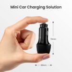 Portronics 51W Car Power 16 Fast Car Charger with Dual Output, 51 Watts Total (18W USB + 33W Type C PD), Fast Charging, Adapter for iPhone & Android Smartphones and Tablets (Black) - Image 7