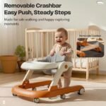 StarAndDaisy Baby Walker for 6-18 Month Baby Boy & Girl, Baby Walkers for 6-18 Month Baby Boy, Walker for Kids for 6 to 18 Months, Adjustable Height Baby Walker, 360° Wheels,Food Tray, Safety Stopper, Speed Control - Image 6
