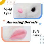 Hopping Walking Bunny Toy with Sounds, Jumping Rabbit Wiggling Ears, Twitching Mouth and Nose, Educational Interactive Bunny Rabbit Toy for Baby Kids - Image 3