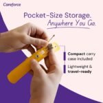 Careforce -Ear Cleaning Kit Steel Ear Cleaner Reusable Ear Wax Remover Tool Kit Set With Storage Pack, Ear Curette Cleaner And Spring Ear Buds Cleaner 6 Pcs Set Yellow - Image 7