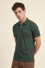 Allen Solly Men’s Polo T‑Shirt | Comfortable Rich Cotton Blend, Band Collar, Regular Fit | Stylish & Premium All Day Wear - Image 3
