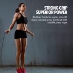Boldfit Skipping Rope for Men and Women Jumping Rope With Adjustable Height Speed Skipping Rope for Kids, Women, Girls Jumping Men for Exercise - Black - Image 6
