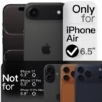 JETech Magnetic Slim Case for iPhone Air, Black - Image 2