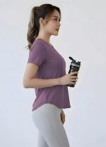 Nexsus Apparels Gym T-Shirt for Women-Quick Dry Sports & Workout T-Shirt for Women, Activewear for Running, Casual & Gym Use, Available in Plus Size's - Image 3