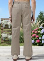 Men’s Regular Fit Straight Pants | Comfortable Stylish Trousers for Men | Soft Fabric Chinos for Everyday Wear, Travel & Office | Linen Cotton Bottom Wear | Casual Trousers for Men - Image 3