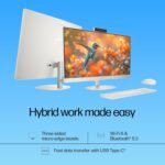 HP AIO, 13th Gen Intel Core i3-1315U,(8GB DDR4,512GB SSD) 300 nits, Anti-Glare, 23.8inch(60.5cm) FHD, Win11, M365, Office24, Shell White, 5.27kg, FHD IR Camera w/Privacy Shutter, 24-cr0901in/cr0905in - Image 8