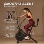 Fitkit Dual Action 2-in-1 Air Bike | Moving & Fixed Handles Exercise Cycle | Adjustable Seat & Anti-Slip Pedals | Direct Resistance | 120 kg Max Weight | 1 Year Warranty Home Use Exercise Bike - Image 4