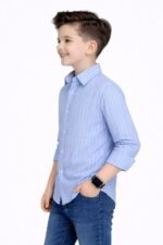 Boys Casual Shirt | Regular Fit | Comfortable Wear | Full Sleeve Shirt Cotton Blend_Full Sleeve - Image 4