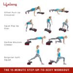 Lifelong Polypropylene Exercise Fitness Stepper for Exercise Aerobics Stepper | Max Weight 200kg - Image 7