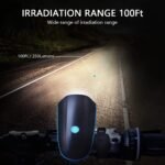 Techista 2-in-1 Rechargeable and Waterproof LED Cycle Front Lights (3 Modes) with Horn (140 dB), Cycle Bell - Image 3
