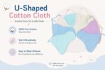 pack of 12 new born Baby's Cotton Cloth Diapers/Langot/nappy U Shaped Washable and Reusable Nappies (Multicolour,0-6 Months) - Image 4