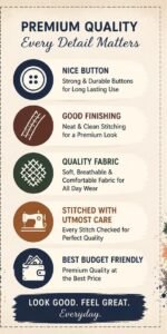 Chevron Men Casual Checks Shirt, Full Sleeves, Single Pocket, Men Shirts. - Image 6