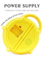 VGRASSP Flash Drum Toy with 2 Mallets for Kids | Multicolor 3D Lights | Dynamic Musical Instrument | Toy for Baby and Toddlers | Battery Operated Toy | for 2 3 4 5 6 Year Old Boys & Girls - Image 7