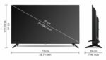 VW 80 cm (32 inches) Frameless Series HD Ready LED TV VW32A (Black) - Image 3