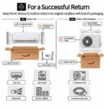 Lloyd 1.5 Ton 3 Star Inverter Split AC, 2026 New Star Rated (6 in 1 Convertible, Cools Up To 54°C, Turbo Cool, Installation Check, Clean Filter Indication, 100% Copper, White (GLS18I3AGGSC) - Image 8