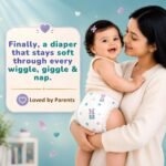 Honey Bunny Premium Baby Diaper Pants - M (7-12 kg) - 54 Diapers | With Shea Butter Infused Care, 360° Super Soft Comfort, Ultra Thin Fit & Breathable Extra Absorb Core - Image 9