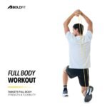 Boldfit Heavy Resistance Band for Workout & Exercise Pull Up, Stretching & Toning Bands for Men & Women Resistance Band Set for Home & Gym Workouts (Yellow, 3–7 Kg) - Image 4