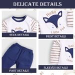 BABY GO Baby Boys Cotton Printed 3-6M/6-12M/12-18M/18-24M Full Sleeves Clothing Set, 18-24 Months - Image 8