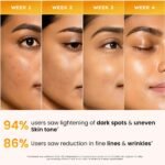 Hyphen 18% Brightening + 20% Collagen Face Serum | Double Shot Serum with 11% Mandarin 5% Niacinamide 2% PGA & Bakuchiol | Skincare | Brightening, Hydrating & Collagen Boost for Dry Skin - 50ml - Image 6