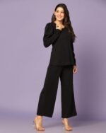 GRECIILOOKS Co Ord Set For Women Stylish | Dress for Women | Trendy Summer Travel Outfit | Lightweight 2 Piece for Holiday Look & Puja | A Line Dresses For Women | Stylish Midi Party Dress for Women | Winter Casual Wear - Image 3