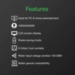 APC Back-UPS Pro BR1000G-IN 1000VA / 600W Premium UPS | Backup for Editing Setup, Workstation & Home Office | LCD Display | 6 Backup Outlets | 2 Year Warranty - Image 3