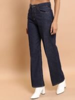 Tokyo Talkies Straight |Jeans Pant|Blue,White & Black Jeans - Image 7