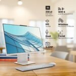 Lenovo IdeaCentre AIO Intel Core i5-13420H 24" FHD (24GB RAM/512GB SSD/Win11/Microsoft 365 Basic + Office Home 2024/3Wx2 Harman/Wireless EOS Keyboard & Mouse,Grey) All-in-One Desktop - Image 4