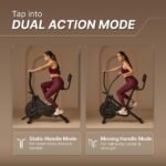 Fitkit Dual Action 2-in-1 Air Bike | Moving & Fixed Handles Exercise Cycle | Adjustable Seat & Anti-Slip Pedals | Direct Resistance | 120 kg Max Weight | 1 Year Warranty Home Use Exercise Bike - Image 2