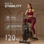 Fitkit Dual Action 2-in-1 Air Bike | Moving & Fixed Handles Exercise Cycle | Adjustable Seat & Anti-Slip Pedals | Direct Resistance | 120 kg Max Weight | 1 Year Warranty Home Use Exercise Bike - Image 3
