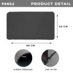 PANCA Dish Drying Kitchen Mat | Large Water Absorbent Utensil Drying Rack Mat | Anti-Slip Kitchen Accessories for Home | Organiser Mat for Sink, Dining Table & Vessel Draining (40x 60 cm) - Image 7