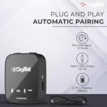Digitek DWM-101 Wireless Microphone System with ANC Noise Reduction, 360° Sound Capture, Up to 12H Working Time, for DSLR Camera, Android & iOS Smartphones, Vlogging & Audio Recording - Image 4